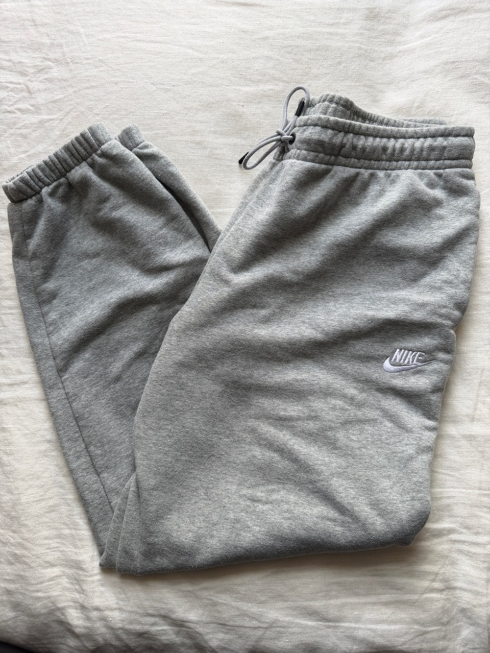 Nike Womens Gray Fleece Joggers